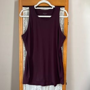 Athleta Dark Purple Tank Top, Size L